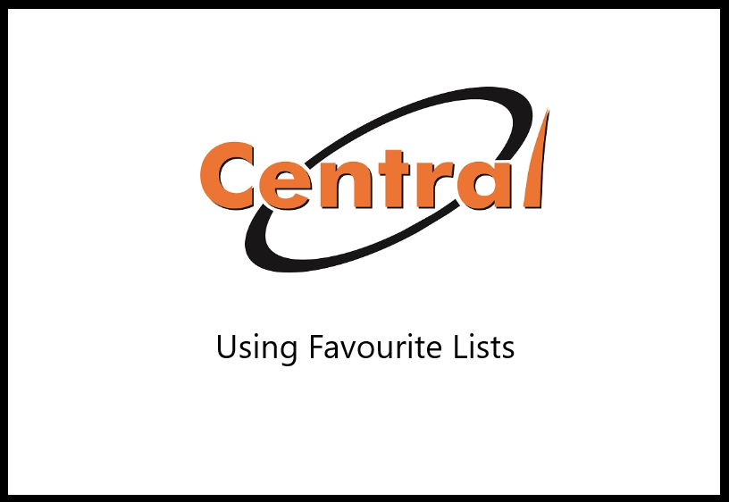 #8 Using Favourite Lists