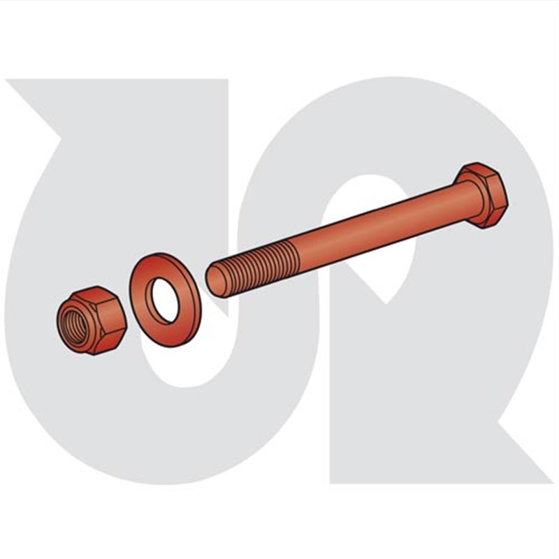 M14 x 120mm Bolt, Nut & Washer 
