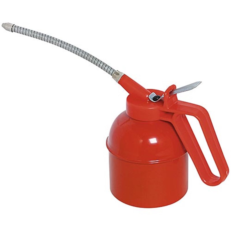 Metal Oil Can with flexi-spout,  0.56 litre (1 pint)