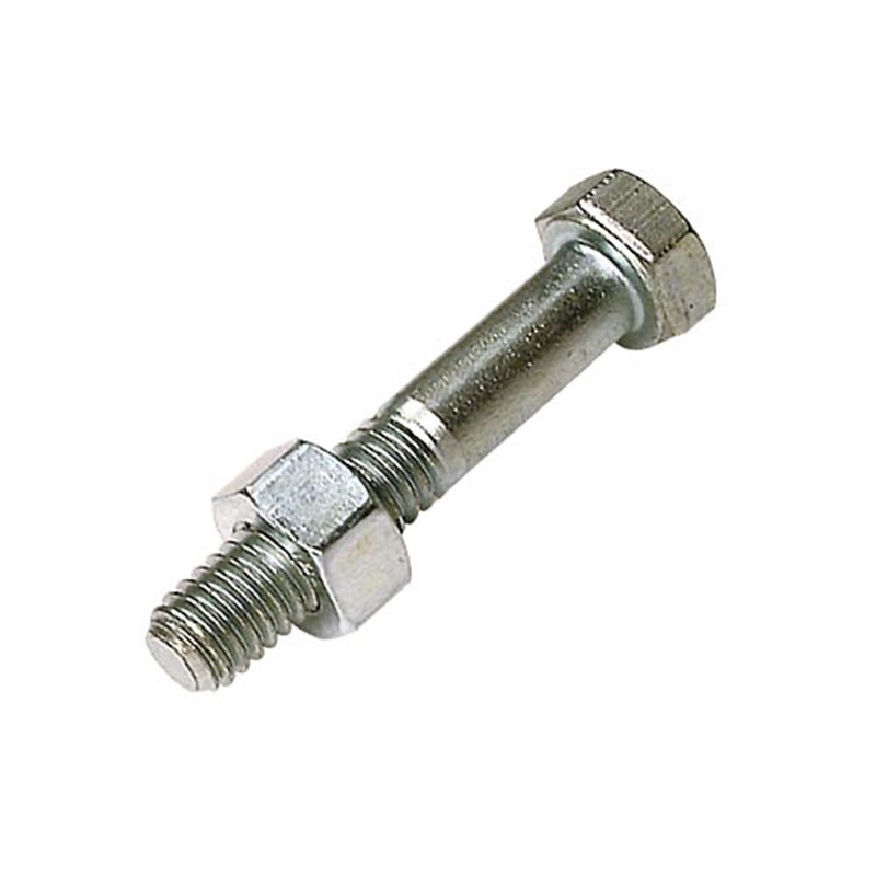M6 x 40 Plated High Tensile Bolt & Nut (Pk 40)