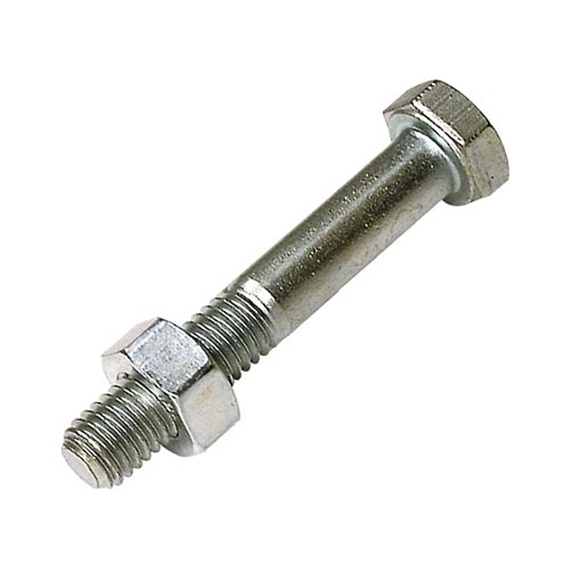 M8 x 50 Plated High Tensile Bolt & Nut (Pk 30)