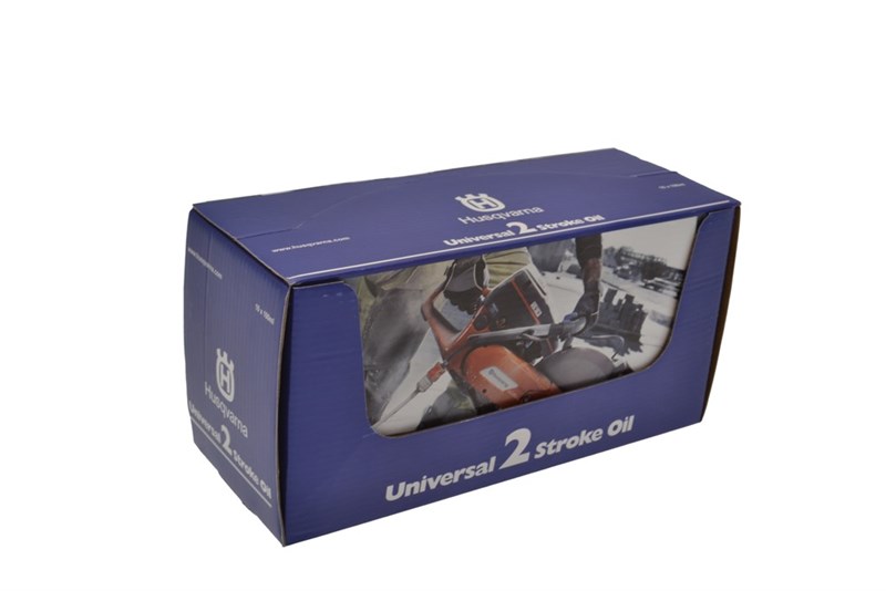 HUSQVARNA 2 STROKE OIL WITH OIL GUARD (0.1Ltr) BOX OF 10