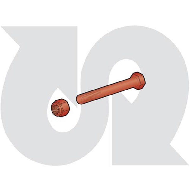 M14 x 90mm (10.9G) Bolt & Lock Nut
