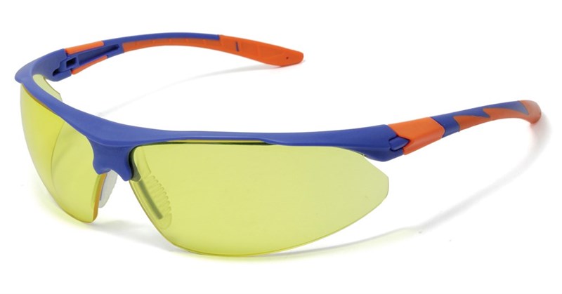 Stealth 9000 Protective Glasses, Amber Anti-Mist Lens