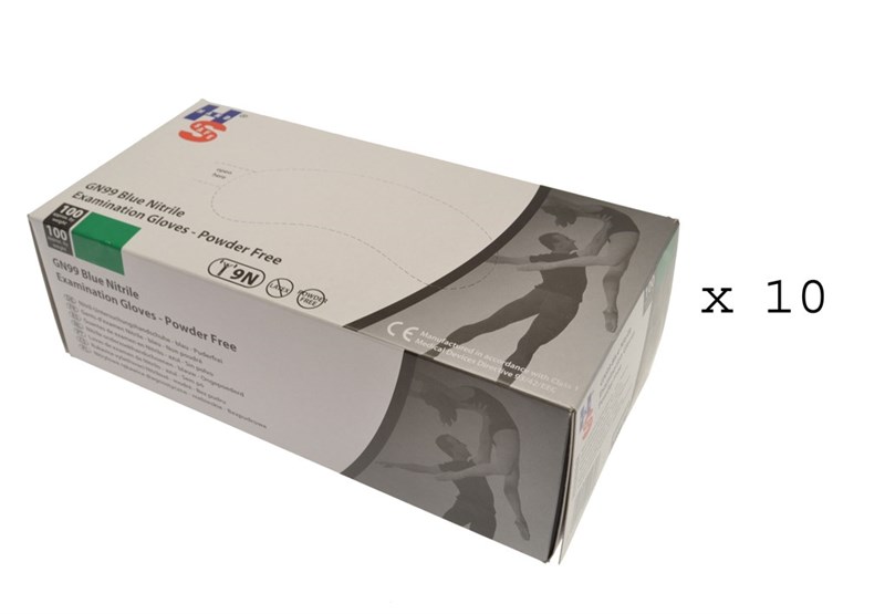 9 Newton Nitrile Gloves Extra Large  1 Box of 100