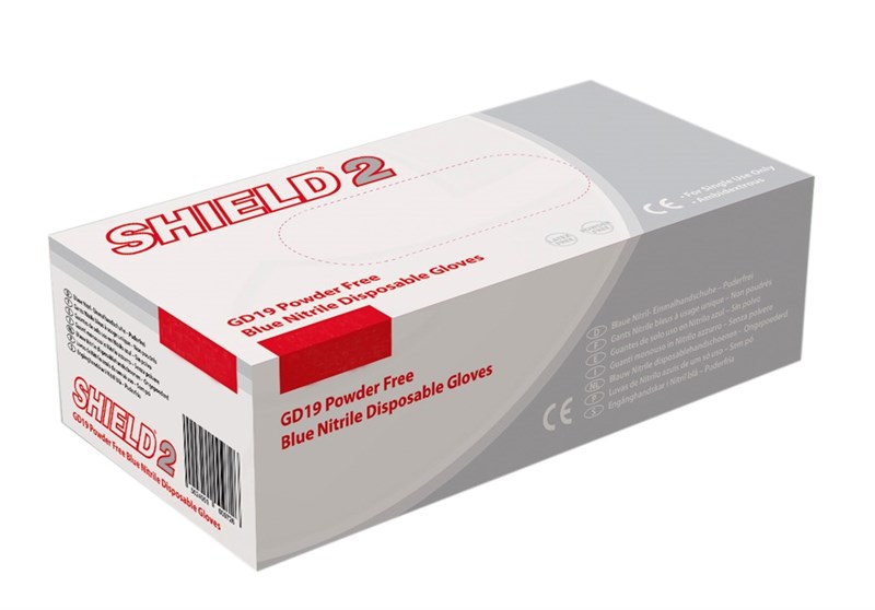 NItrile Disposable Gloves, Large. 1 Box of 100
