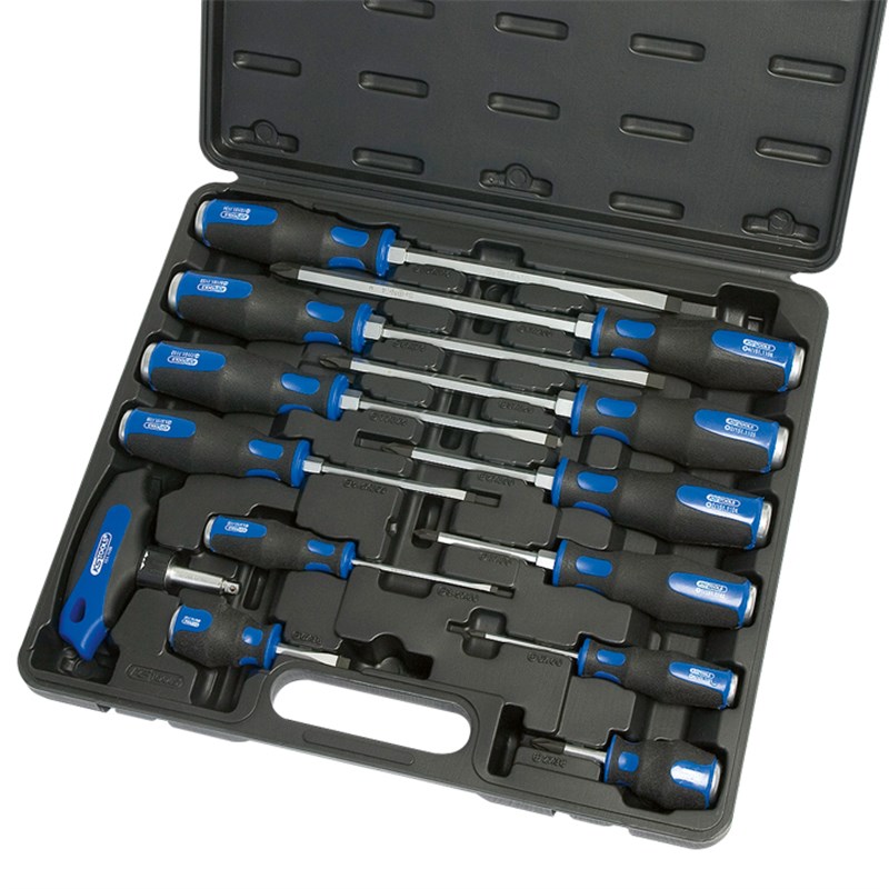 13 piece ERGOTORQUE® Max Hammer Cap Screwdriver Set