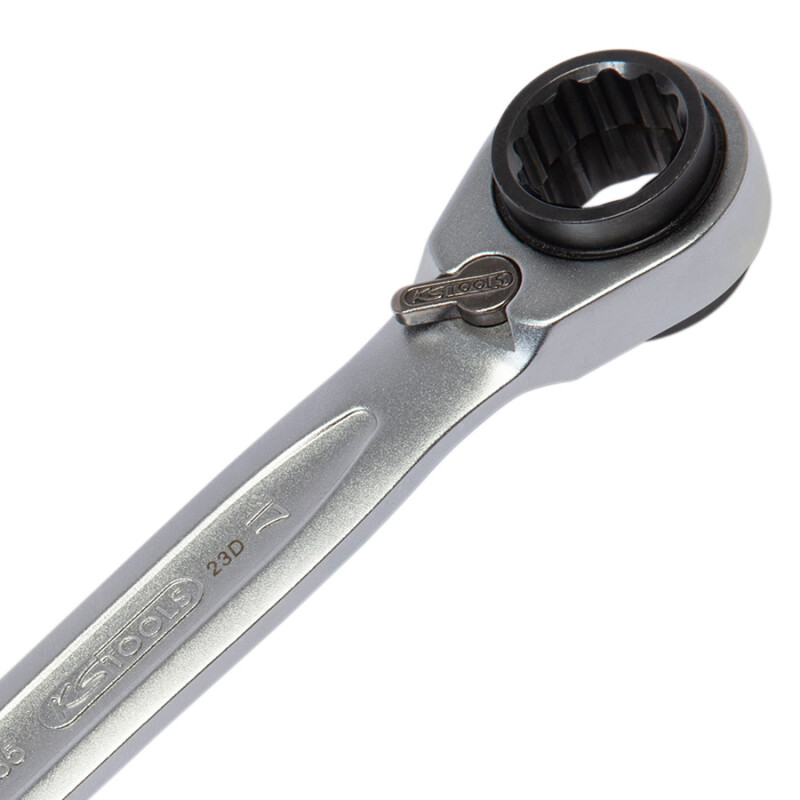 4 in 1 GEARplus Reversing Double Ratchet Ring Spanner, 10x13+17x19mm