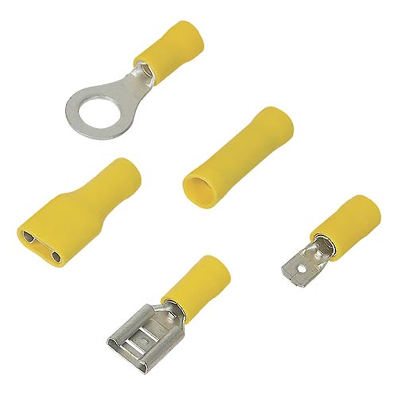 Yellow Terminals & Connectors Selection Box (Qty 110)
