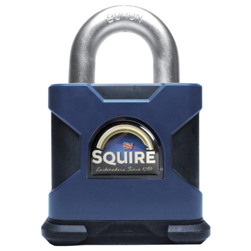 SQUIRE Stronghold® SS80S 80mm Open Shackle Stronghold Padlock (CEN 6 Rated, LPCB Grade 3, SBSC Approved)