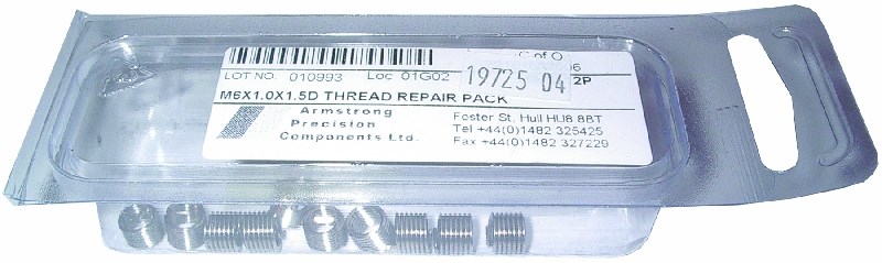 Armacoil Insert M6 X 1.0 Pk10