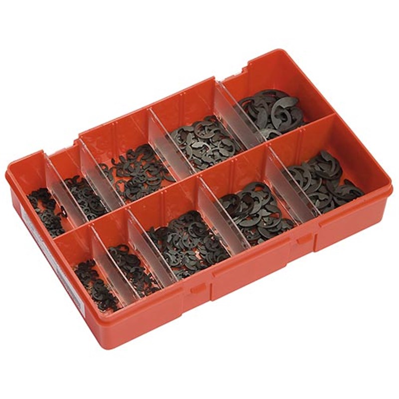 ‘E’ Retainer Clips Selection Box (Qty 800)