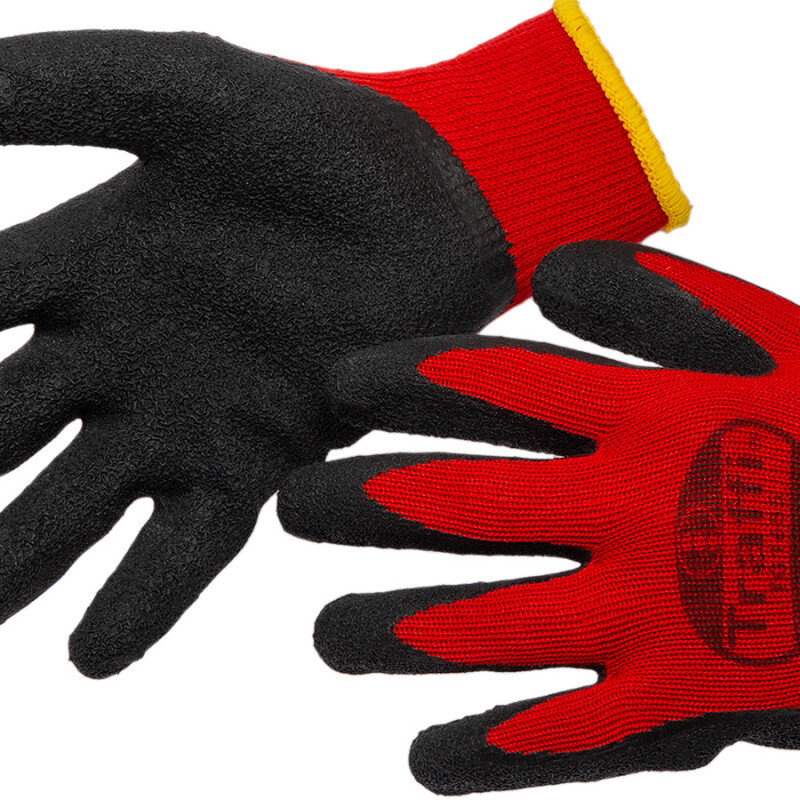 Latex Grip Gloves, size 10