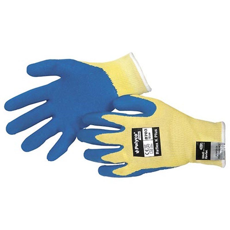 Reflex-K Plus (Kevlar) Cut Resistant Gloves, Size 10