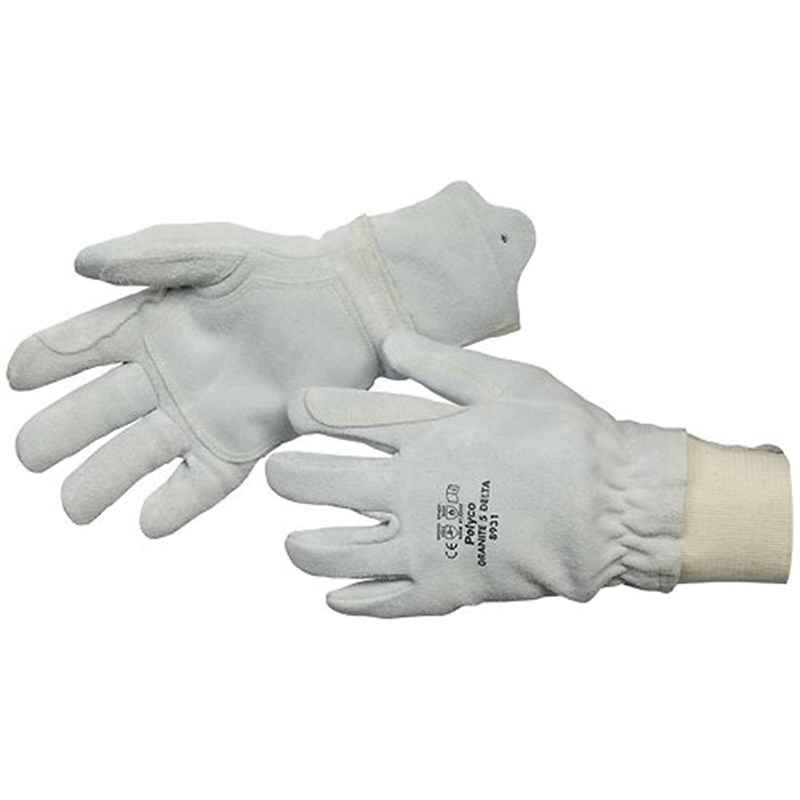 Granite 5 Delta Leather Cut Resistant Gloves, size 9