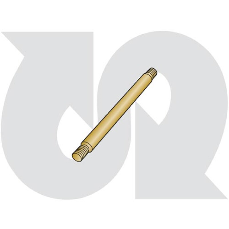 Pivot pin, Ø30mm x 520mm, M24 both ends (To fit HAYTER Mk 3 & 1030 heads, TM739, TM749 10” Heads)