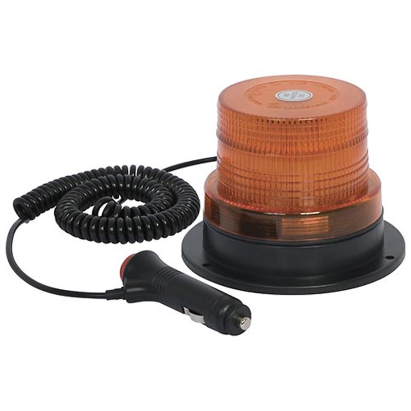 Low Profile Magnetic 12/24v LED Amber Beacon (32 SMDs)