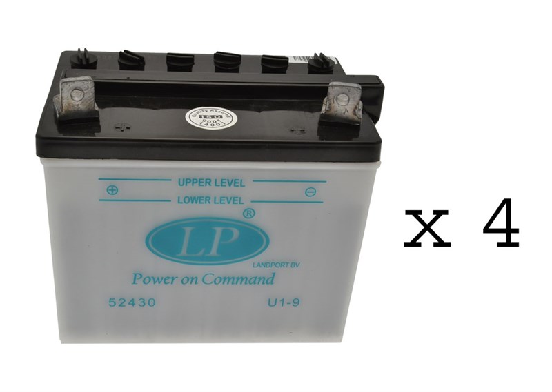 Non Sealed Battery - 12V / 24Amp - L/H Pos