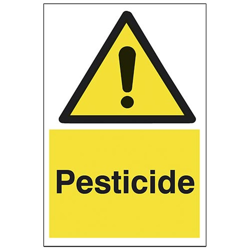 Pesticides Sign 200 x 300 x 1mm