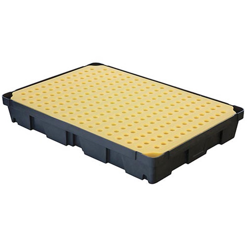 100 Litre Poly Spill Tray With Grid