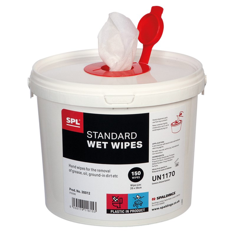 Standard Wet Wipes (Tub of 150 wipes)