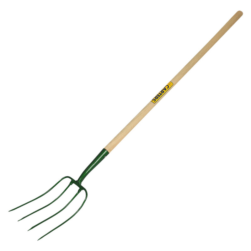 Carters 4 Prong Manure Fork, Long Handled (4PMFAP)