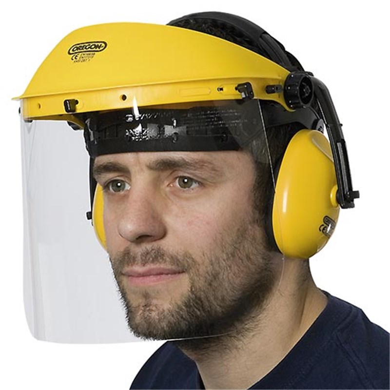 Oregon Clear Visor and Ear Defenders
