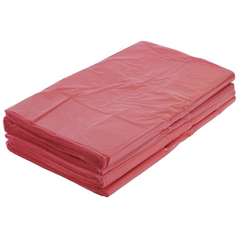 Red, 90 Litre Heavy Duty Dustbin Liners, 160 gauge (Pk 200)
