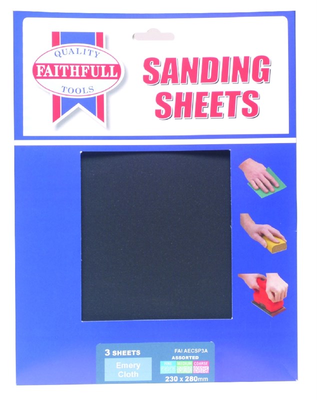 Faithfull Emory Cloth Assortment