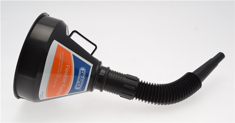 Plastic Funnel With Tube & Metal Gauze