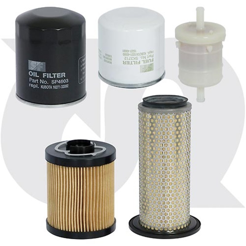 Filter Pack - to fit TIMBERWOLF - TW190 (Turbo) Also Fits FORST - ST8, TR8 (V1505 Turbo engine)