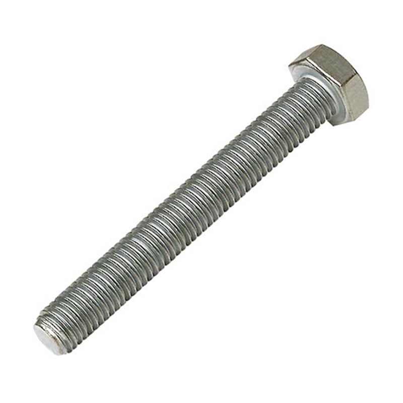M10 x 80 Plated High Tensile Set Screws (Pk 20)