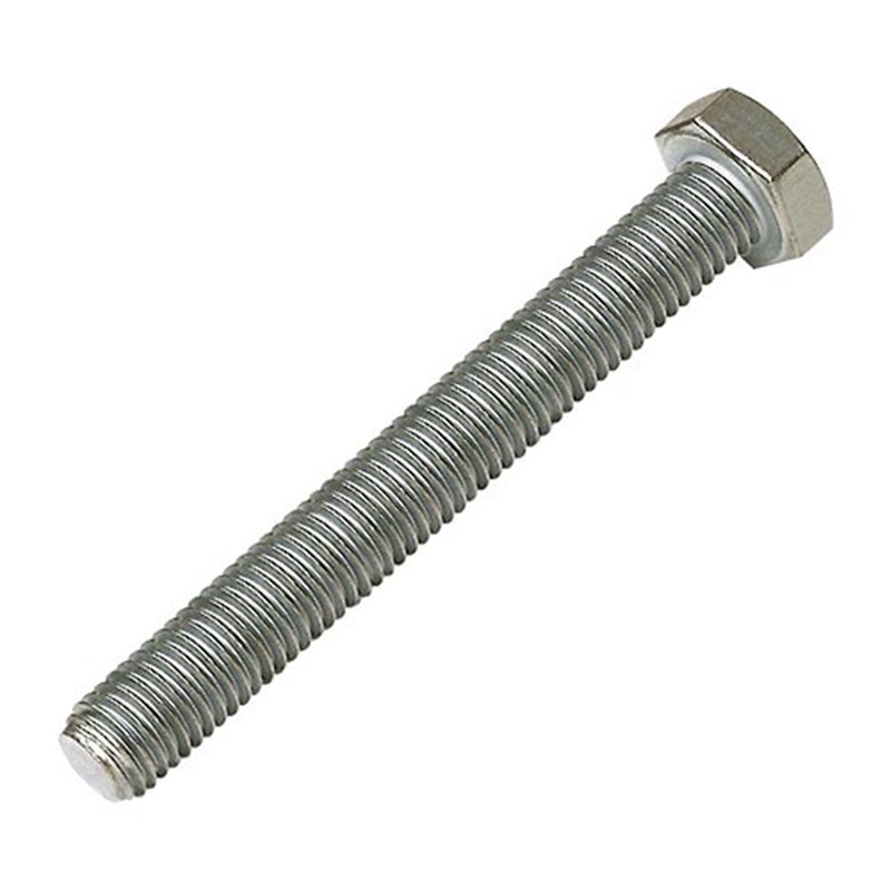 M12 x 100 Plated High Tensile Set Screws (Pk 10)