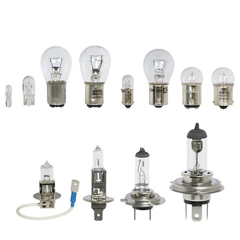 24 Volt Light Bulb Selection Rack (108 assorted bulbs in 16 sizes)