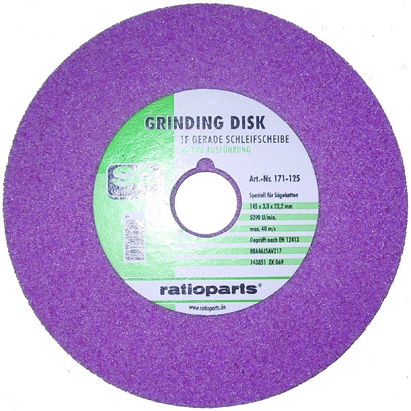 GRINDING DISC, COURSE 145 O.D X 22.2 I.D X 3.0MM