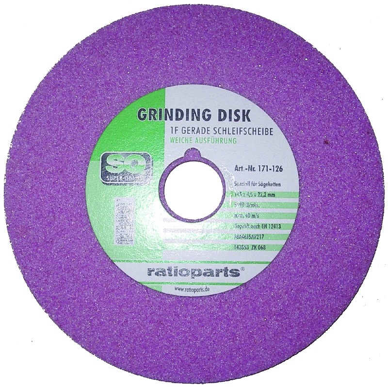 GRINDING DISC, COURSE 145 O.D X 22.2 I.D X 4.5MM