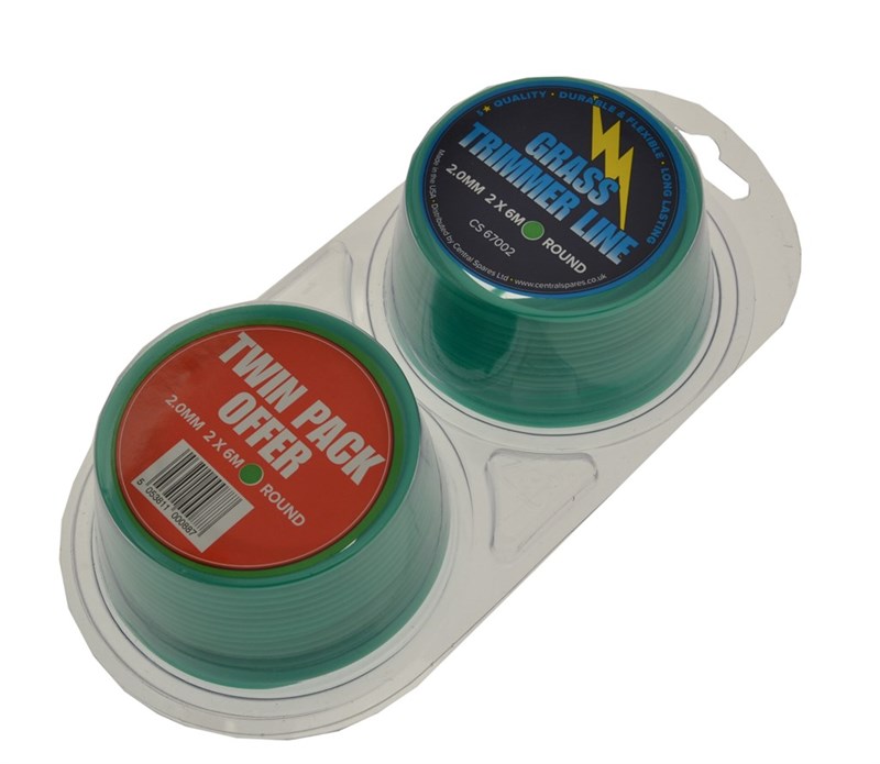 NYLON LINE  2.0mm  ROUND  2 x 6M