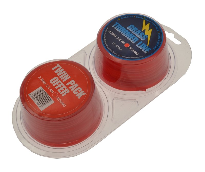 NYLON LINE  2.7mm  ROUND  2 x 4M