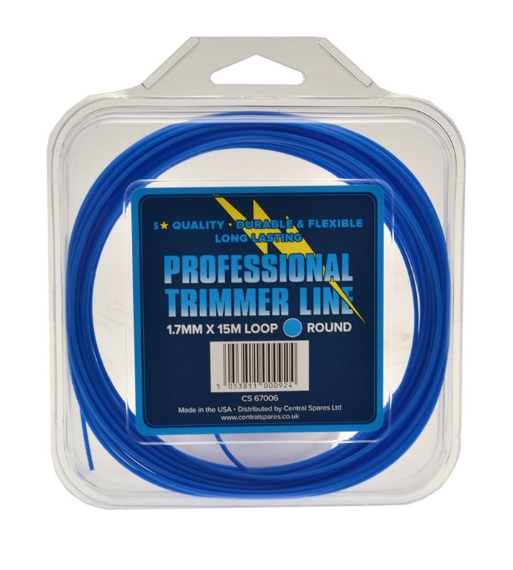 NYLON LINE - 1.7MM ROUND LOOP 15M