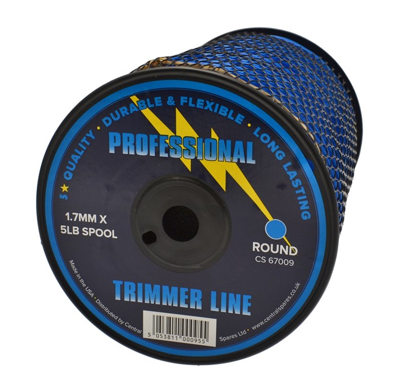 NYLON LINE - 1.7MM ROUND 5LB SPOOL 928M