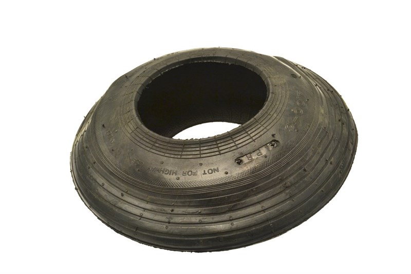 BUDGET  (Tube Type)  400 x 6  4PLY  RIBBED TYRE