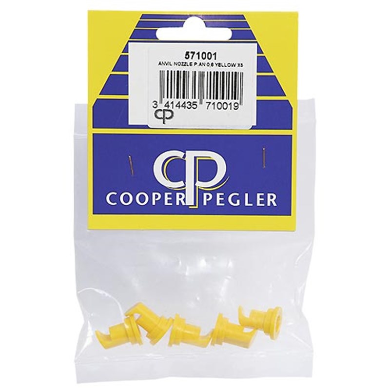 CP Anvil Nozzle 0.6 Yellow (Pk 5)