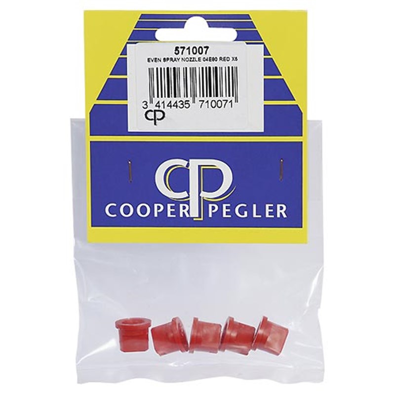 CP Even Spray Nozzle Red (Pk 5)