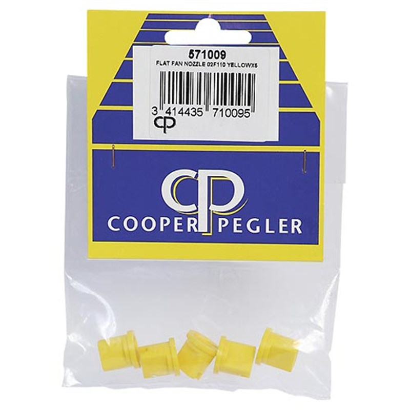 CP Flat Fan Nozzle Yellow (Pk 5)