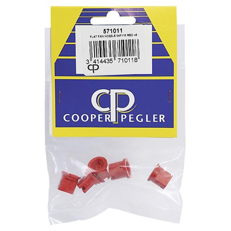 CP Flat Fan Nozzle Red (Pk 5)