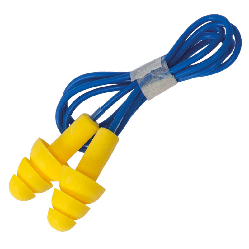 3M E-A-R Ultrafit Ear Plugs, Corded (1 Pair) 